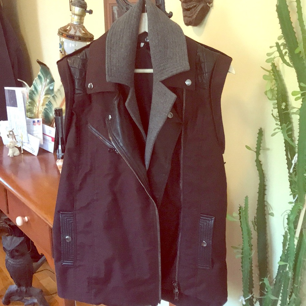 Veronica Beard-convertible moto vest